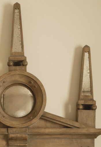 306 Hawksmoor Mirror Weathered Grey Walnut close up