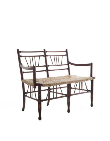 Aesthetic Decor 1304rsh - Old Thebes Bench W Rush