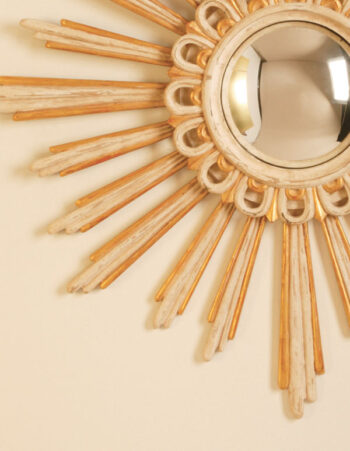 Aesthetic Decor 304 - Rousham Mirror - white gesso detail